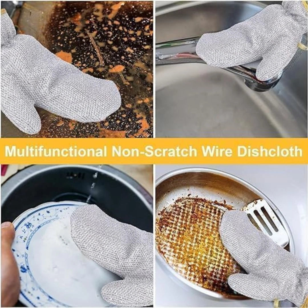 Non-slip textured grip on glove fingertips