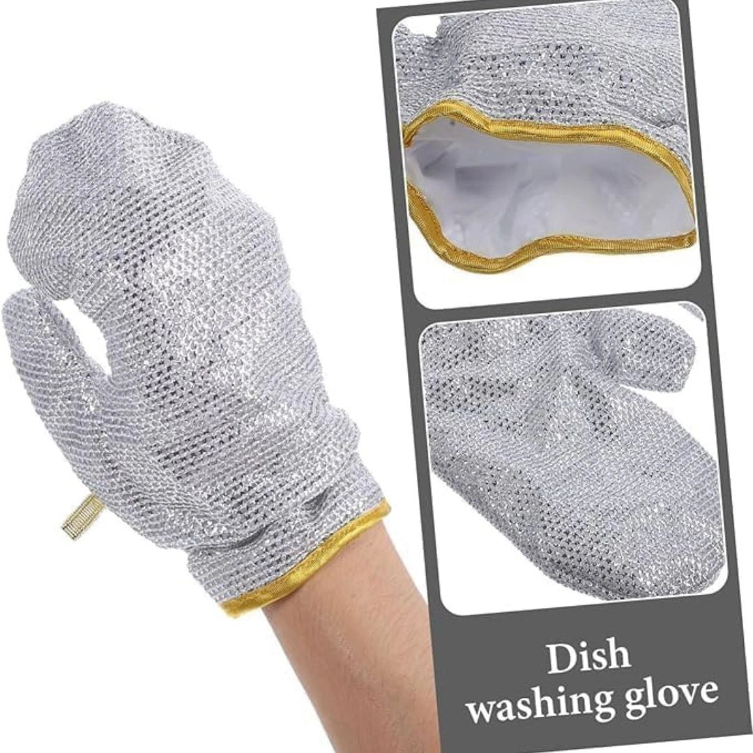 Dishwashing hand gloves product pair